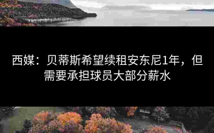 西媒:贝蒂斯希望续租安东尼1年,但需要承担球员大部分薪水 西媒:贝蒂斯希望续租安东尼1年,但需要承担球员大部分薪水